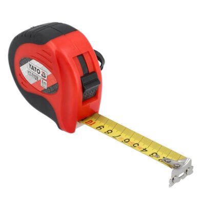 Yato rullamitta magneetilla – kumipintainen ABS-kotelo