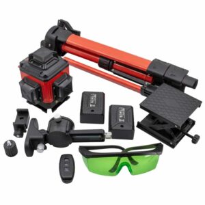 Yato 4D ristilasersarja vihreällä laserilla sis. kolmijalka ja tarvikkeet