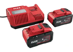 FLEX PowerPack P-Set 18-88 R akku- ja laturipaketti – 2 × 8,0 Ah